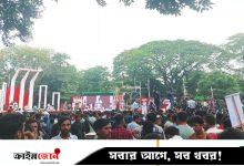 মিছিলে মিছিলে এনসিপির সমাবেশে যোগ দিচ্ছেন নেতা-কর্মীরা