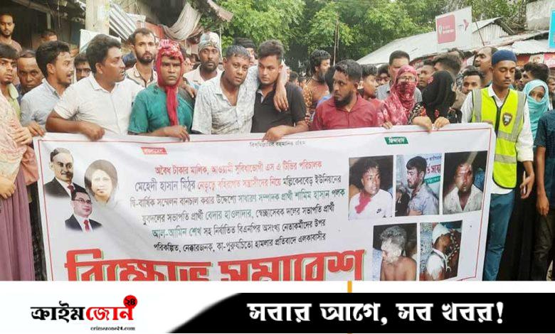 বাগেরহাটে বিএনপির ২ পক্ষের দফায় দফায় সংঘর্ষ, আহত ৫০