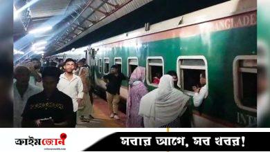 বিদ্যুতের সমস্যায় শ্রীমঙ্গল স্টেশনে আটকা পারাবত এক্সপ্রেস