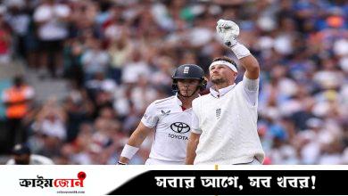 রোমাঞ্চ জমে উঠেছে ওভালে, বৃষ্টিতে বন্ধ খেলা