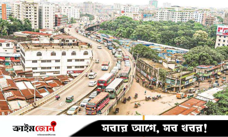 ব্যস্ত শাহবাগ মোড় বন্ধ, যানজটে দিনভর ভোগান্তি