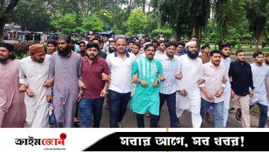 সাজিদের খুনিদের ফাঁসির দাবিতে ইবিতে বিক্ষোভ