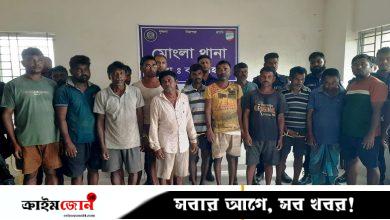 মোংলায় জেলহাজতে ১৪ ভারতীয় জেলে