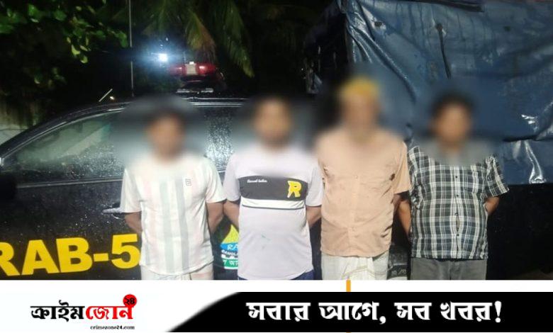 রাজশাহীতে আ.লীগ-যুবলীগের ৫ নেতা-কর্মী গ্রেপ্তার