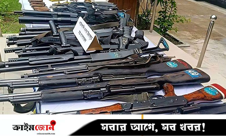 লুট হওয়া ১,৩৬৩ আগ্নেয়াস্ত্র উদ্ধার হয়নি এক বছরেও