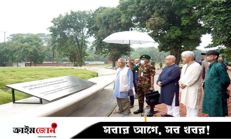 নির্মাণাধীন জুলাই জাদুঘর পরিদর্শন করলেন প্রধান উপদেষ্টা