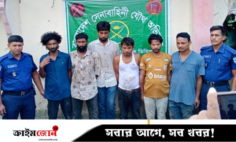 নির্জন পুকুরপাড়ে বসেছিল মাদক-জুয়ার আসর, ৬ যুবকের কারাদণ্ড