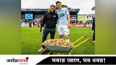 ম্যাচসেরা হয়ে পেলেন ৫৫ কেজি আলু