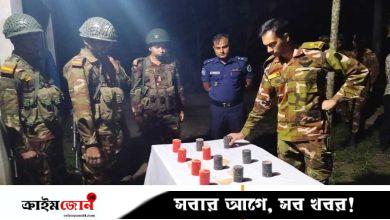 ঝিনাইদহে আবাসন প্রকল্প থেকে ১১ ককটেল উদ্ধার