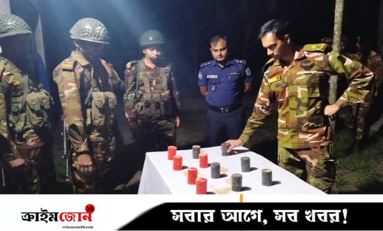 ঝিনাইদহে আবাসন প্রকল্প থেকে ১১ ককটেল উদ্ধার