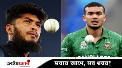 কোনো ম্যাচ না খেলেই তাসকিন-রিশাদের উন্নতি, পেছালেন তানজিম সাকিব