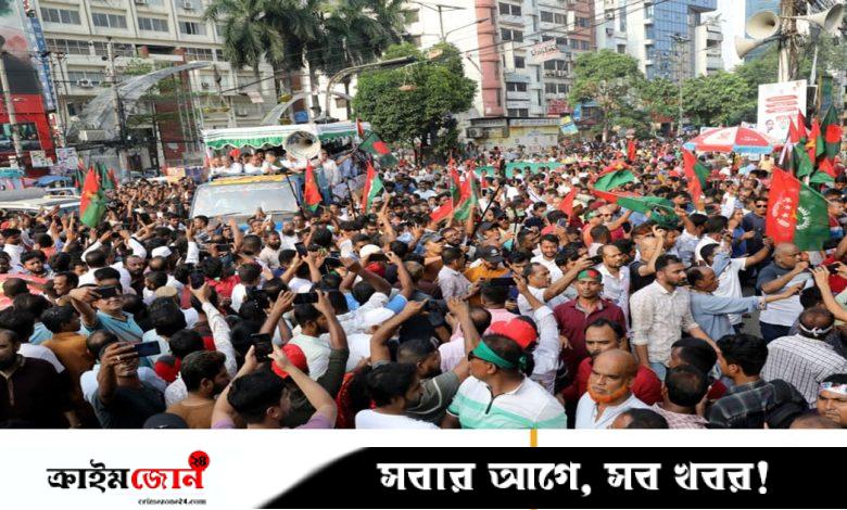 বিএনপির র্যালি, বিজয়নগর-পুরানা পল্টন এলাকায় যানজটের ভোগান্তি