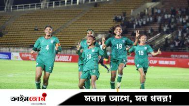সাগরিকার জোড়া গোলে জয়ে শুরু বাংলাদেশের