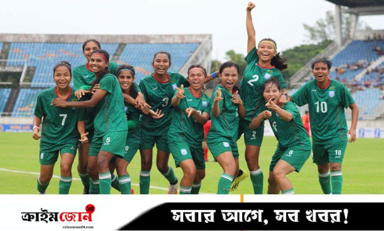 র‍্যাঙ্কিংয়ে বড় লাফ বাংলাদেশ নারী ফুটবল দলের