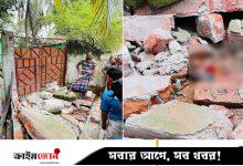 ট্রাকের ধাক্কায় দেয়াল ধসে ২ শিশু আহত