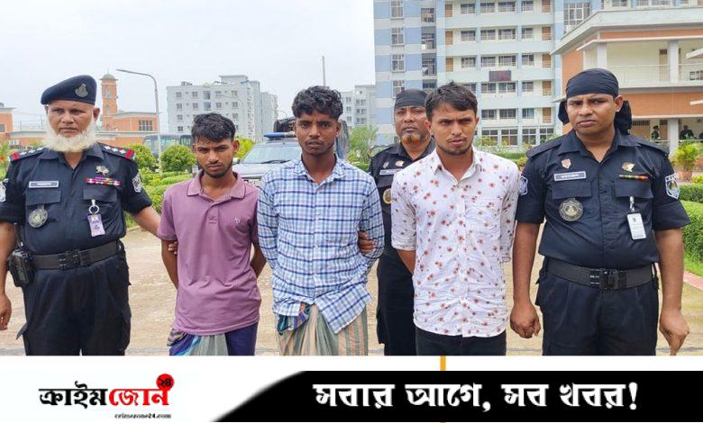 নান্দাইলে পোশাকশ্রমিককে দলবেঁধে ধর্ষণ মামলায় গ্রেপ্তার ৩