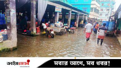কেশবপুর পৌরসভায় জলাবদ্ধতা, ভোগান্তি চরমে