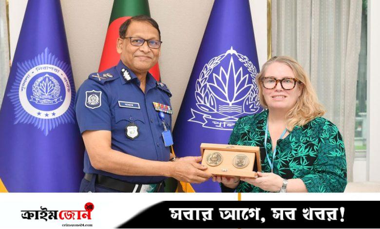 আইজিপির সঙ্গে জাতিসংঘের নিরাপত্তা উপদেষ্টার সাক্ষাৎ
