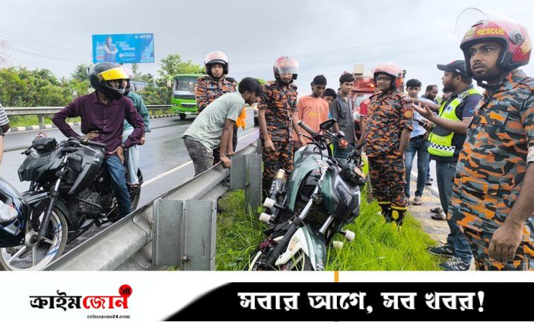 ঢাকা-মাওয়া এক্সপ্রেসওয়েতে মোটরসাইকেল দুর্ঘটনায় যুবক নিহত
