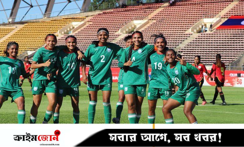 তৃষ্ণার হ্যাটট্রিকে বাংলাদেশের ৮ গোলের জয়