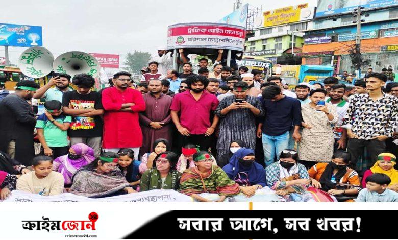 স্বাস্থ্য খাতের সিন্ডিকেট ভাঙার দাবিতে ঢাকা-বরিশাল মহাসড়ক অবরোধ, যাত্রীদের ভোগান্তি