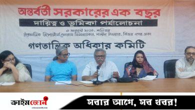 ‘২০ হাজার শ্রমিকের বিরুদ্ধে মামলা চলছে, অথচ ড. ইউনূসের নামে মামলা দ্রুত সমাধান হয়েছে’