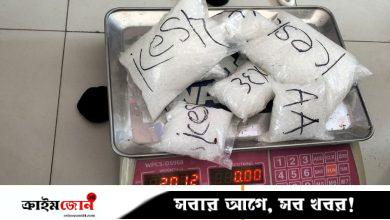 ডুমুরিয়ায় যাত্রীবাহী বাস থেকে ২ কোটি টাকার আইস উদ্ধার, আটক দুজন