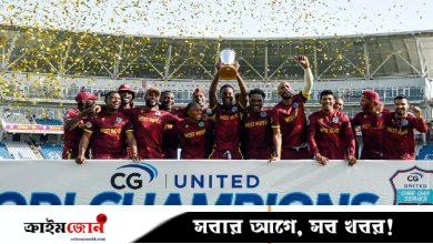 পাকিস্তানকে বিধ্বস্ত করে ৩৪ বছরের অপেক্ষা ফুরোল ওয়েস্ট ইন্ডিজের