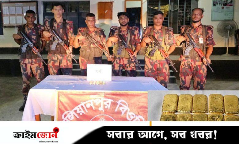 সীমান্তে চোরাকারবারির ফেলে যাওয়া ব্যাগে মিলল আড়াই কোটি টাকার সোনা