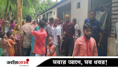 ঘরে পড়ে আছে স্ত্রীর লাশ, দুই সন্তান নিয়ে পালিয়েছে স্বামী