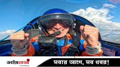 সৌরচালিত বিমানে ৯৫২১ মিটার উচ্চতায় পৌঁছে সুইস অভিযাত্রীর রেকর্ড