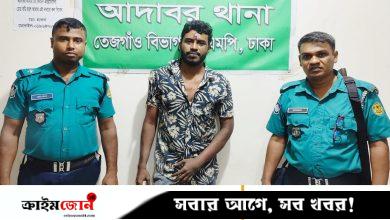 আদাবরে বাসে অগ্নিসংযোগের চেষ্টাকালে যুবক গ্রেপ্তার