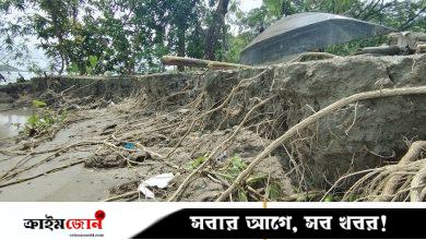 সুগন্ধা ভাঙছে দশ গ্রাম নিয়ে, বসতবাড়ি হারাচ্ছে মানুষ