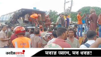 দুই বাসের মুখোমুখি সংঘর্ষে নারীসহ নিহত ৩