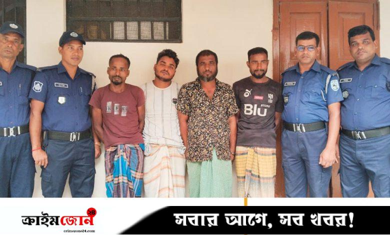 গণপিটুনিতে জামাই-শ্বশুর নিহতের ঘটনায় তিন দিনের রিমান্ডে চার আসামি