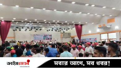 ফরিদপুরে বিএনপির কর্মী সম্মেলনে হট্টগোল, ভুয়া স্লোগান দিয়ে একাংশের বর্জন