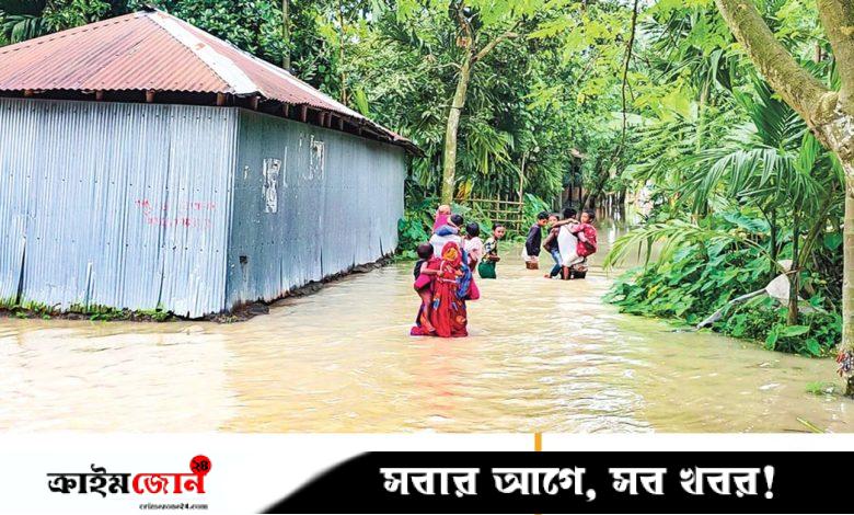 ডুবছে নতুন নতুন এলাকা, ভোগান্তি