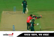 বাংলাদেশ ম্যাচে পাকিস্তানি ক্রিকেটারের রাগারাগির ঘটনা ভাইরাল
