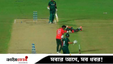 বাংলাদেশ ম্যাচে পাকিস্তানি ক্রিকেটারের রাগারাগির ঘটনা ভাইরাল