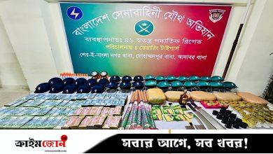 মোহাম্মদপুরের জেনেভা ক্যাম্পে বুনিয়া সোহেলের আস্তানায় মিলল নগদ কোটি টাকা