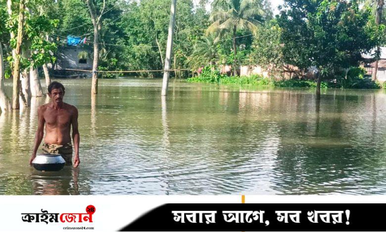আত্রাই নদের পানি বিপৎসীমার ৩৭ সেন্টিমিটার ওপরে, পানিবন্দী ৫০০ পরিবার