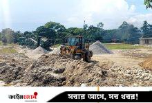 সিলেটে মাটি দিয়ে ঢেকে রাখা বিপুল পাথর উদ্ধার