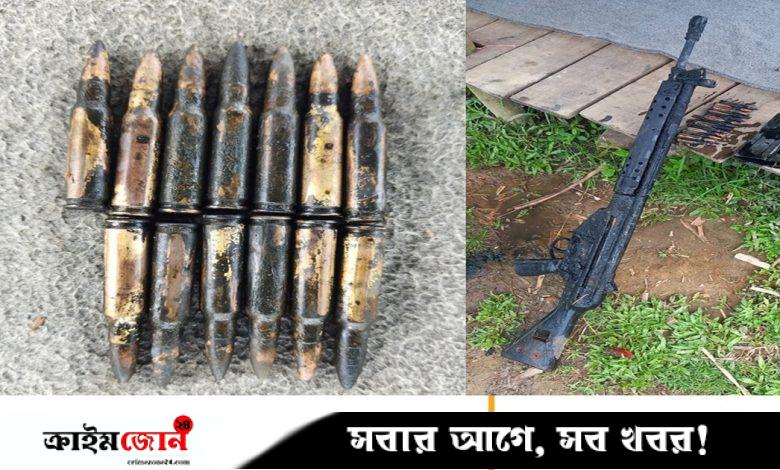 জেলের জালে উঠল ১৩টি গুলিসহ বিদেশি অস্ত্র