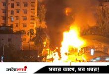 মহাখালী ফিলিং স্টেশন আগুনের ঘটনায় নিরাপত্তা কর্মী দগ্ধ