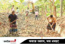 সড়কের সংস্কারকাজ দখল