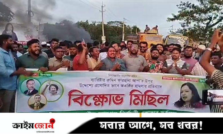 ইসিতে ধাক্কাধাক্কি-কিল-ঘুষি: রুমিন অনুসারীদের মহাসড়ক অবরোধ