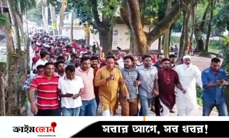 ফজলুর রহমানের বিরুদ্ধে ষড়যন্ত্রের প্রতিবাদে অষ্টগ্রামে বিক্ষোভ