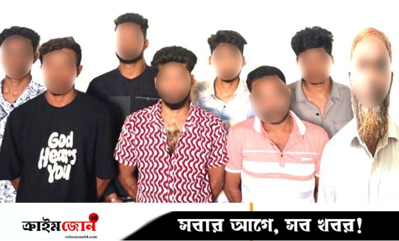 আদালত চত্বর থেকে অপহৃত যুবক উদ্ধার, মুক্তিপণ নিতে গিয়ে ধরা পড়লেন ৮ জন