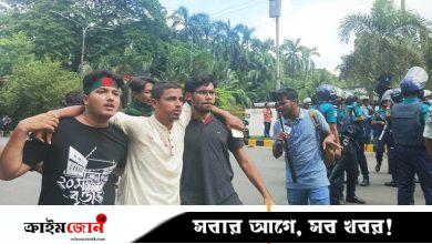 সচিবালয়ের অভিমুখে প্রকৌশল শিক্ষার্থীরা, পুলিশের লাঠি চার্জ-সাউন্ড গ্রেনেড নিক্ষেপ