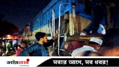 শ্রীপুরে ট্রেনের বগি লাইনচ্যুত, ঢাকা-ময়মনসিংহ রেল যোগাযোগ বন্ধ